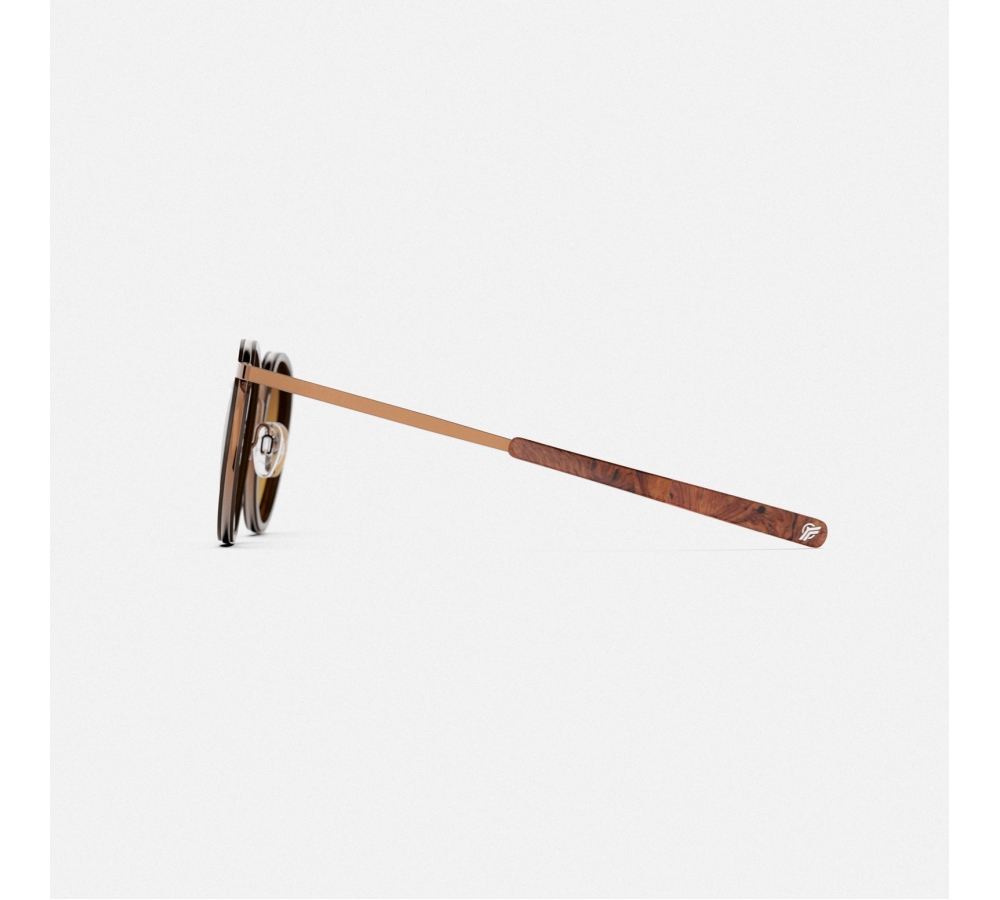 Randolph P3 Fusion - 22k Chocolate Gold | Sierra Inlay | Cape Sand (Polarized)