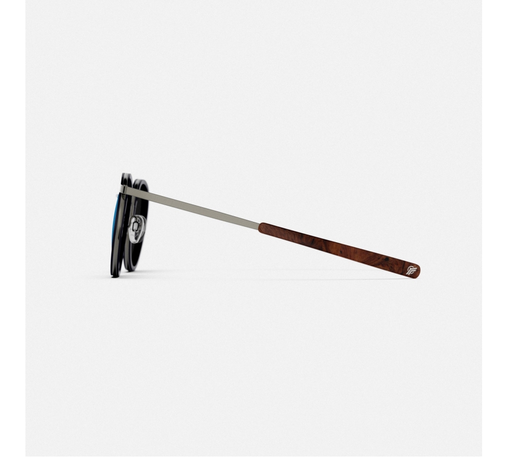 Randolph P3 Fusion | Gunmetal | Nautical Blue Inlay | Atlantic Blue (Polarized)