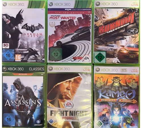 Xbox 360 Spielesammlung (6 stück) nr.60