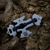 Multitool "SPOKE", 10 funkcji, pręt magnezowy, gwizdek, szary, 101 INC