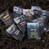 Boxerky "Fallschirmjäger", potisk padáků, zelené, Fostex Garments