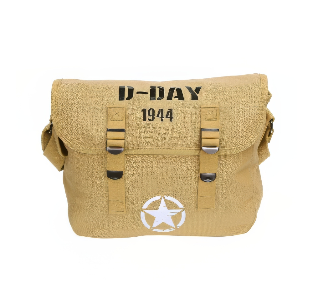 Brašna přes rameno "D-Day 1944", outdoor, plátno, písková, Fostex WWII Series