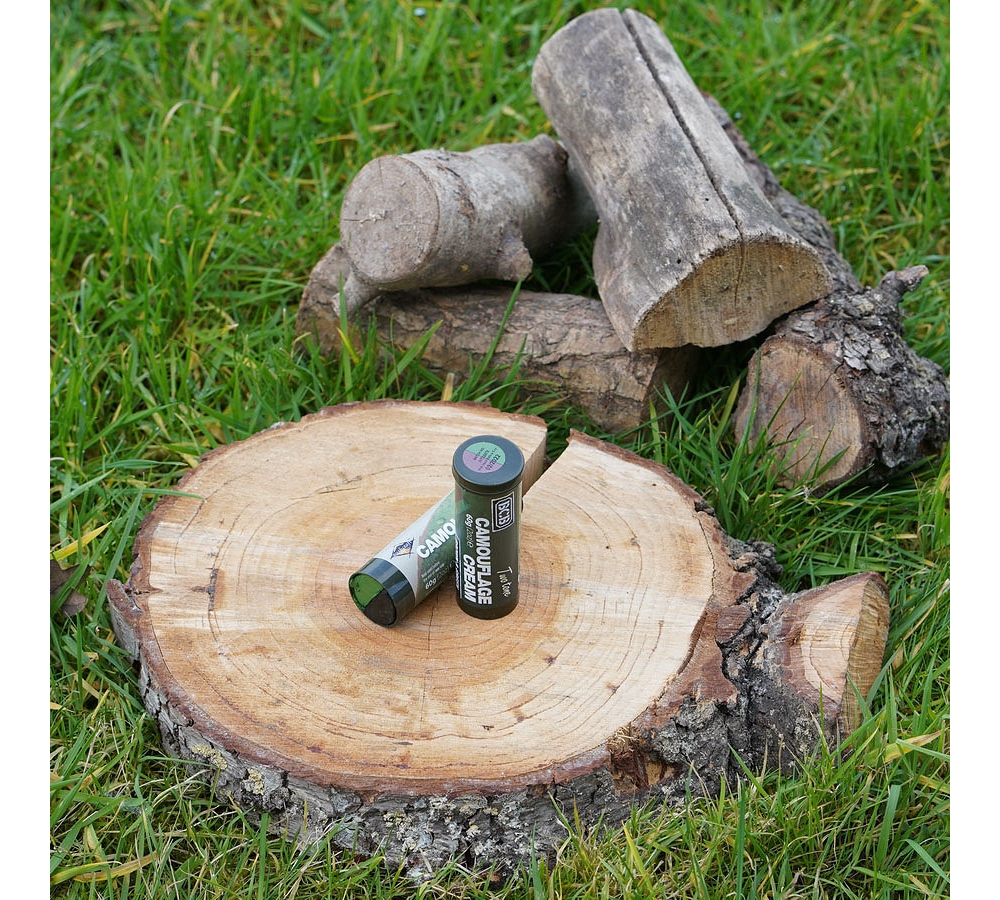 Camouflage Cream Stick "BCB Stick", Outdoor, Braun/Sand, BCB