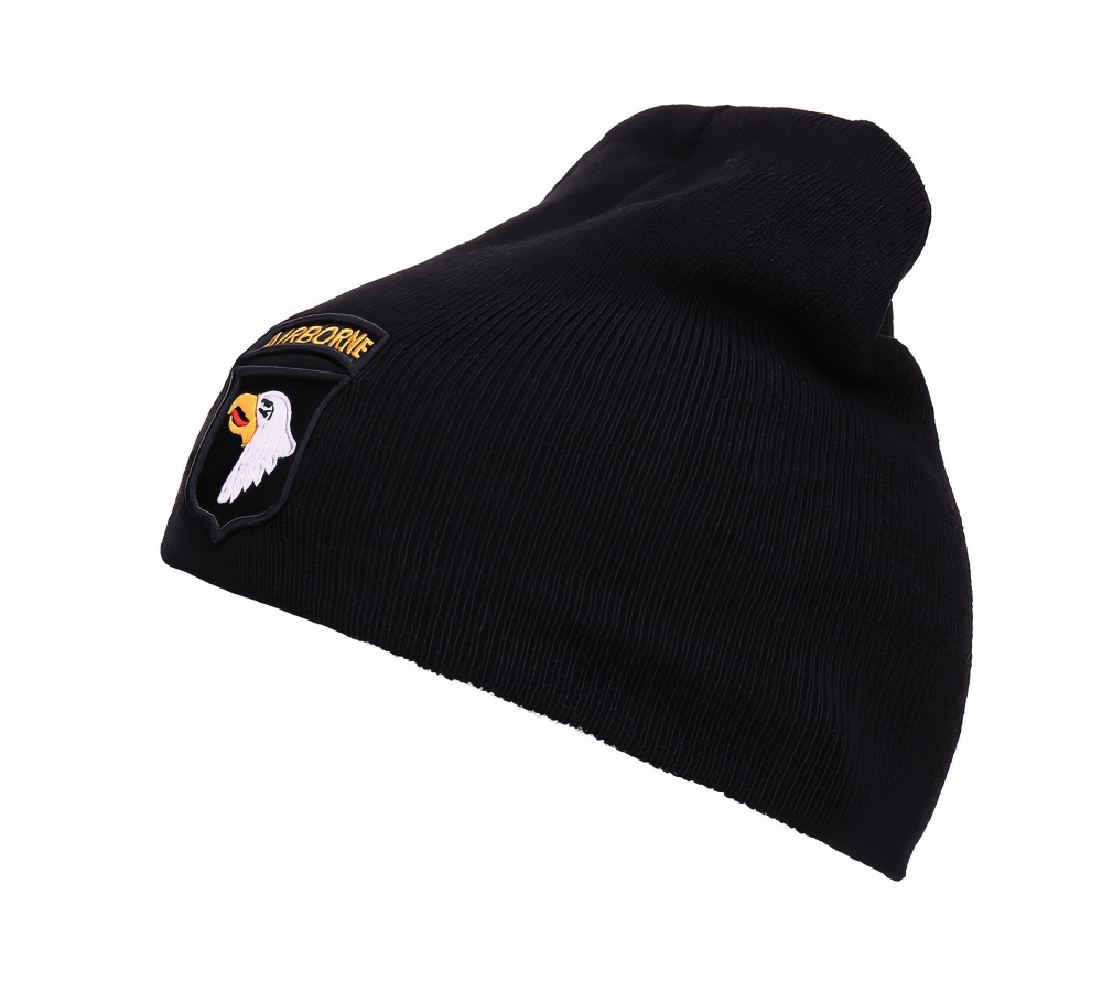 Čepice Beanie 101st Airborne – černá, Fostex Garments
