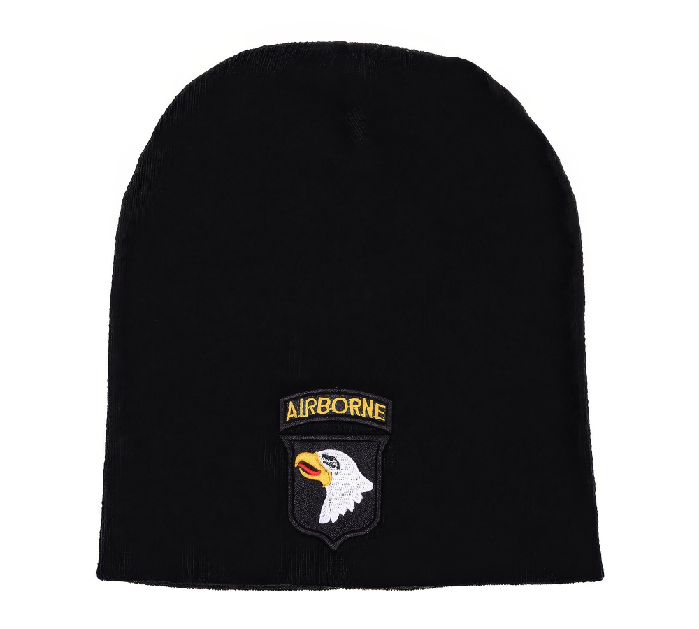 Čepice Beanie 101st Airborne – černá, Fostex Garments