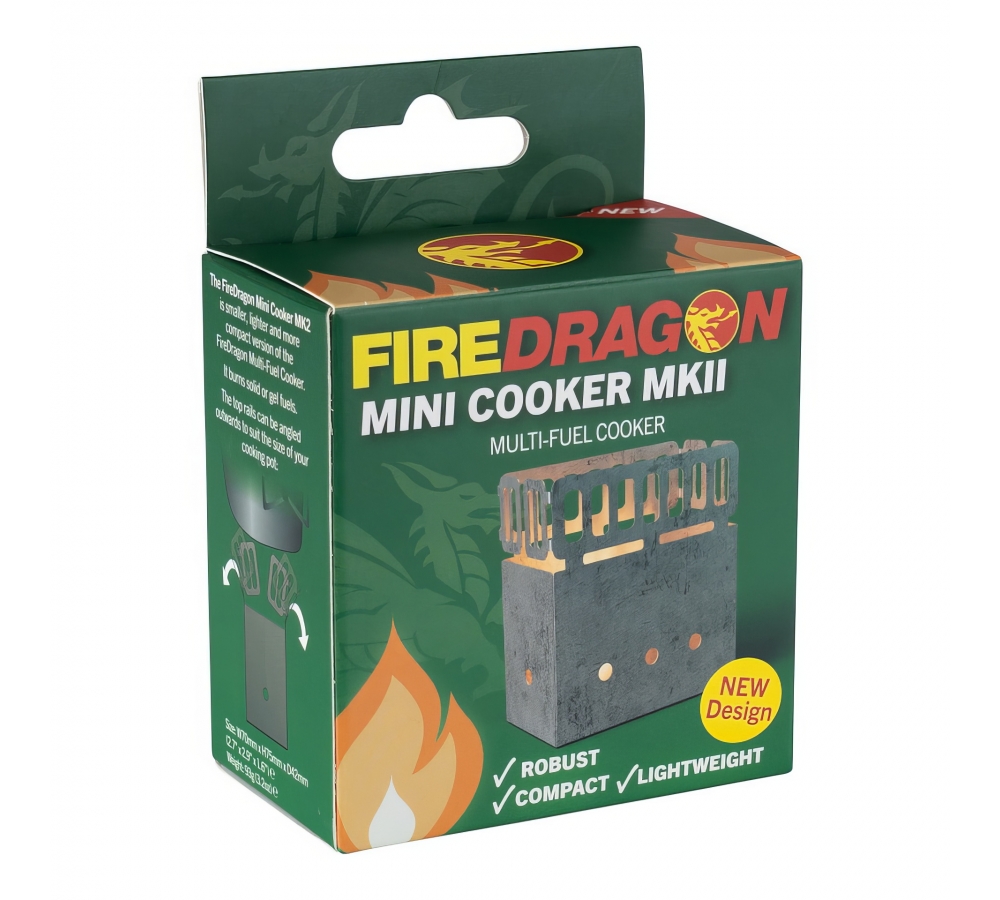 Mini vařič "FireDragon MK2", skládací, outdoor, hliník, BCB