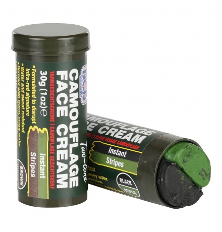 Maskovací krém "BCB Camo Stick", outdoor, černo-zelený, 30 g, BCB