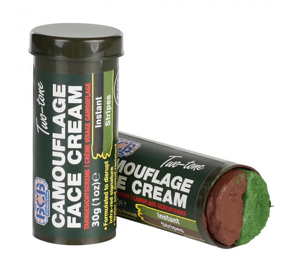 Camouflage Cream Stick "BCB Camo Stick", Outdoor, Braun/Grün, BCB