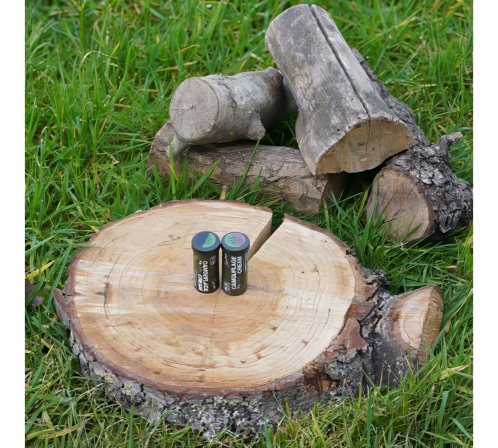 Maskovací krém "BCB Camo Stick", outdoor, černo-zelený, 30 g, BCB