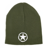 Berretto Beanie Allied Star – verde, Fostex Garments