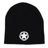 Berretto Beanie Allied Star – nero, Fostex Garments