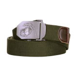 Opasek "Style 4 U.S. Marines", bavlna, olivový, 101 INC