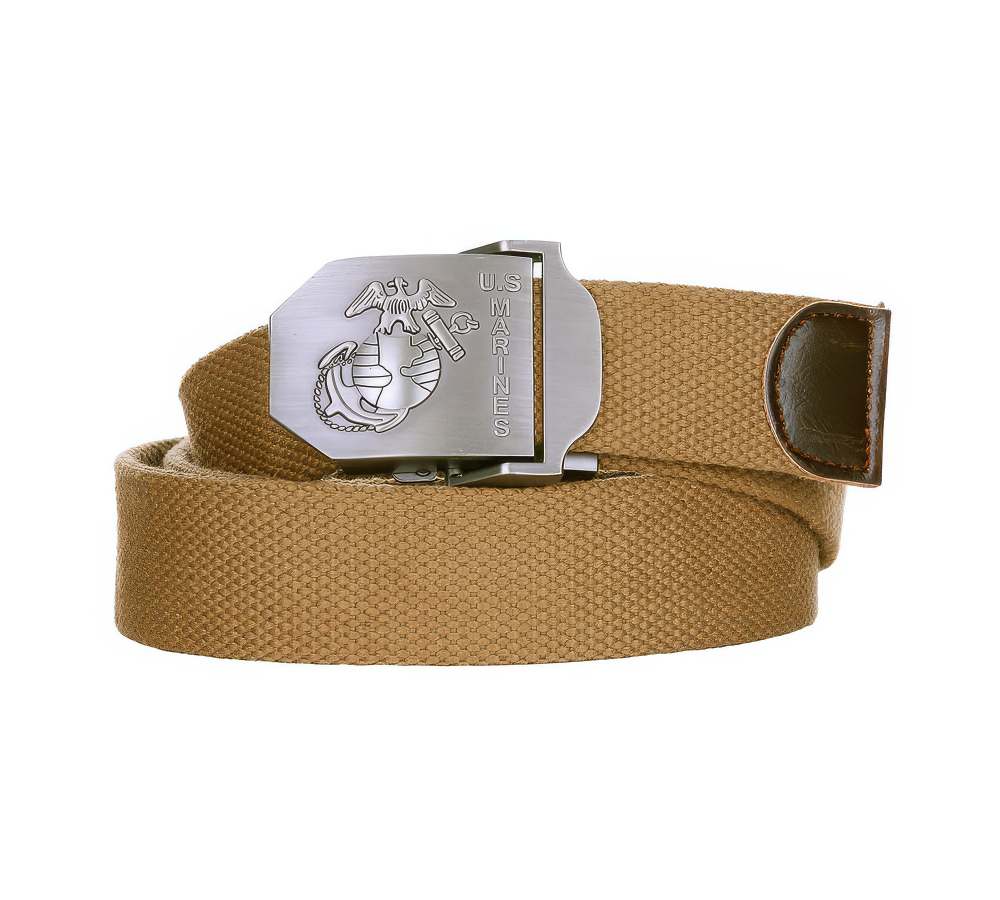 Opasek "Style 4 U.S. Marines", bavlna, coyote, 101 INC