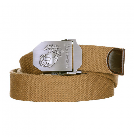 Opasek "Style 4 U.S. Marines", bavlna, coyote, 101 INC
