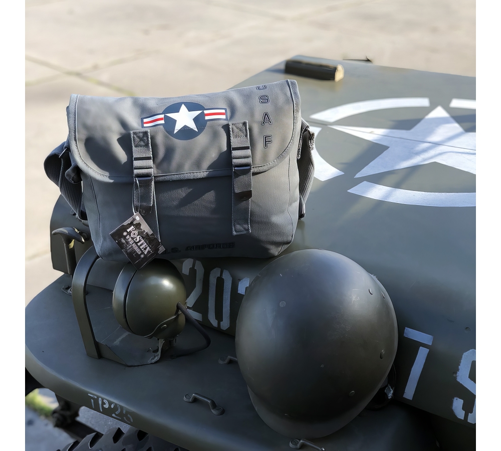 Plátěná Taška "Fostex WWII Series", Outdoor, US Air Force (šedá), 10 L, 415 g, BCB
