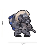 Patch "Frogman Ox No. 5", 3D PVC, multicolor, TF‑2215