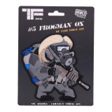 Patch "Frogman Ox No. 5", 3D PVC, multicolor, TF‑2215