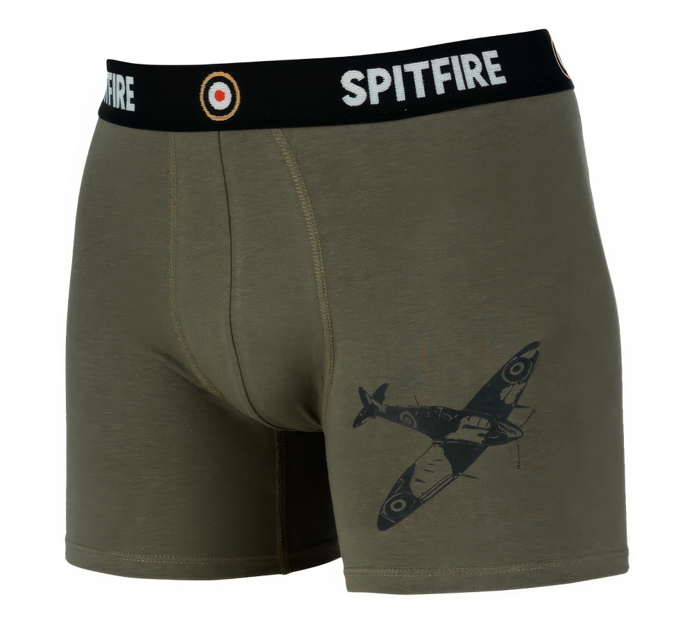 Boxerky "Spitfire", bavlna/elastan, černé, Fostex Garments