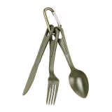 Jídelní sada "Chow Kit", Lexan háček, plast, 45 g, zelená, Fosco Industries