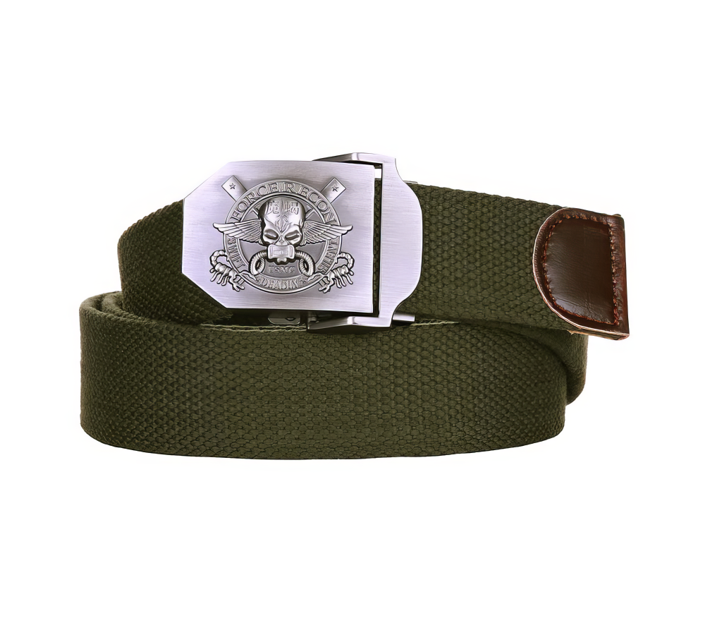 Opasek "Style 6 Force Recon", bavlna, olivový, 101 INC
